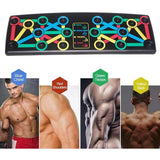 9 IN 1 Push Up Rack Board System Comprehensive Fitness Exercise Workout Pushup Stands