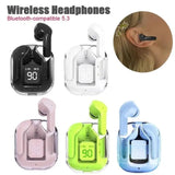 AIR31 EARBUDS WIRELESS CRYSTAL TRANSPARENT AND BLUETOOTH