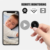 WiFi Mini Camera HD 1080p Wireless Video Recorder Voice Recorder Security Monitoring Camera Smart Home For Infants And Pets