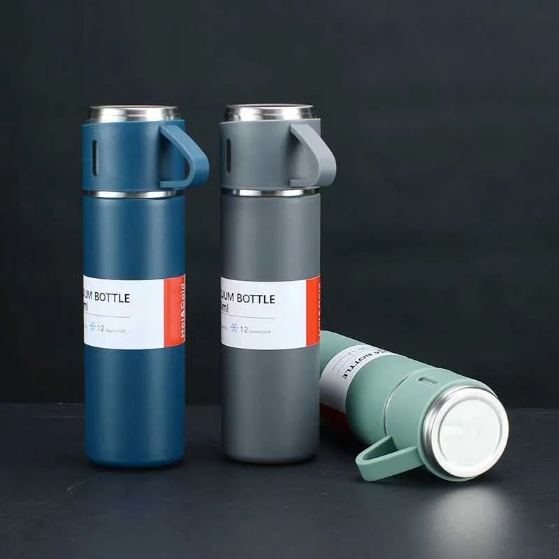 Stainless Steel Insulated Vacuum Flask Set