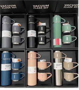 Stainless Steel Insulated Vacuum Flask Set